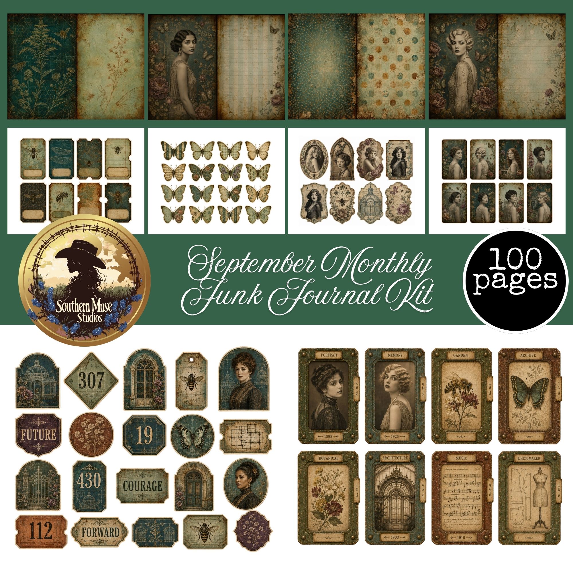 A look back at September’s vintage botanical kit